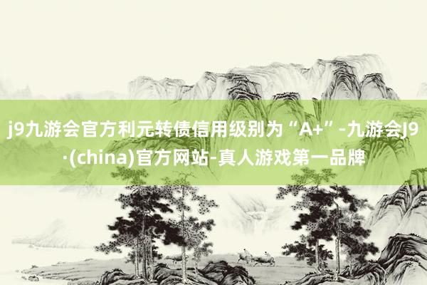 j9九游会官方利元转债信用级别为“A+”-九游会J9·(china)官方网站-真人游戏第一品牌